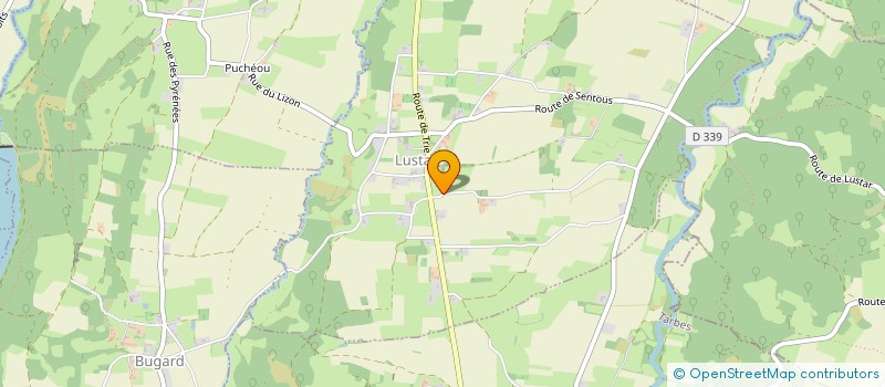 localisation de l'entreprise MONSIEUR ERIC CASTAINGT  ANTIN