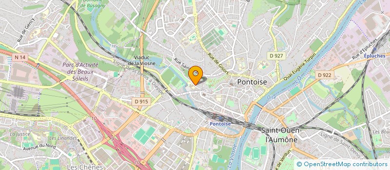 localisation de l'entreprise MONSIEUR ERIC CASTALDI  PONTOISE