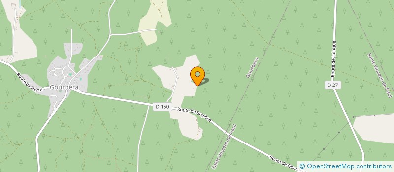 localisation de l'entreprise MONSIEUR ERIC CASTETS  GOURBERA