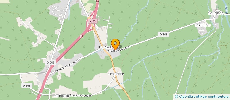 localisation de l'entreprise MONSIEUR ERIC CASTEX  MOUSTEY