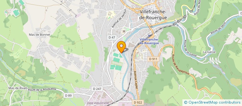 localisation de l'entreprise MONSIEUR ERIC CASTILLO  VILLEFRANCHE-DE-ROUERGUE