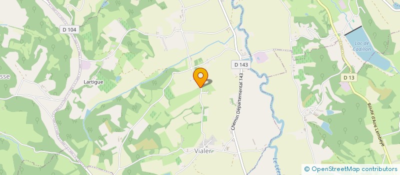 localisation de l'entreprise MONSIEUR ERIC CATERA  VIALER