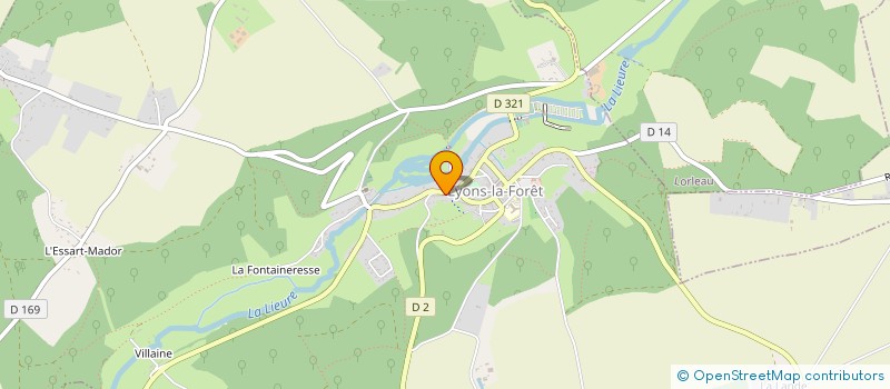 localisation de l'entreprise MONSIEUR ERIC CATHERINE à LYONS-LA-FORET