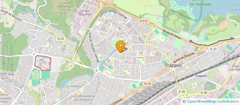 localisation de l'entreprise MONSIEUR ERIC CATTEAU  TRAPPES