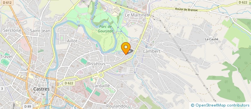 localisation de l'entreprise MONSIEUR ERIC CAUCHI  CASTRES