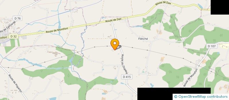 localisation de l'entreprise MONSIEUR ERIC CAUNEGRE  POYARTIN