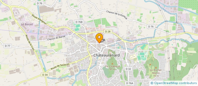 localisation de l'entreprise MONSIEUR ERIC CAVALIER  CHATEAURENARD