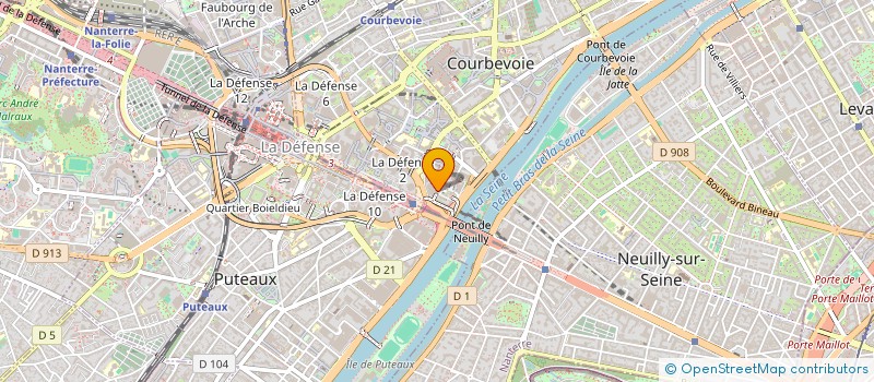 localisation de l'entreprise MONSIEUR ERIC CAYREL à COURBEVOIE