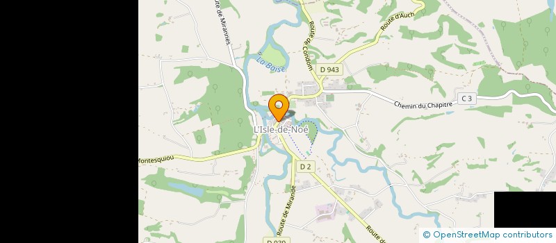 localisation de l'entreprise MONSIEUR ERIC CAZENEUVE  L'ISLE-DE-NOE