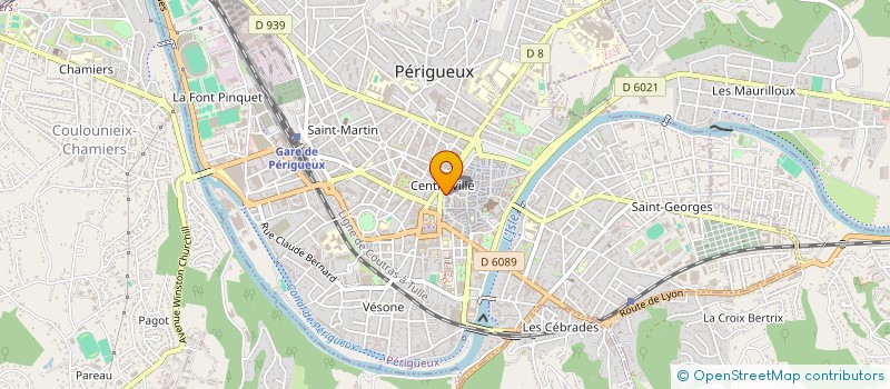 localisation de l'entreprise MONSIEUR ERIC CELLIER à PERIGUEUX
