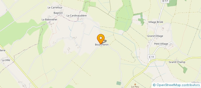 localisation de l'entreprise MONSIEUR ERIC CELTON  LEZAY