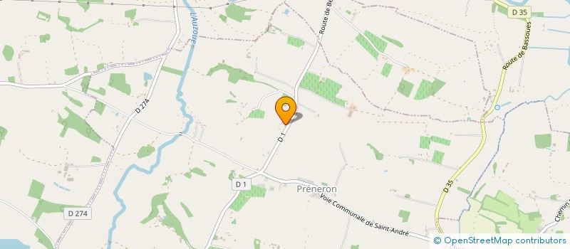 localisation de l'entreprise MONSIEUR ERIC CERETTO  PRENERON