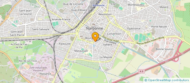 localisation de l'entreprise MONSIEUR ERIC CERRAMON à NARBONNE