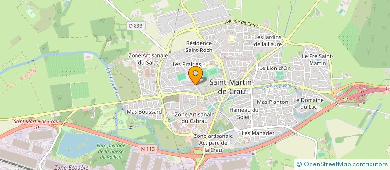 localisation de l'entreprise MONSIEUR ERIC CERRUTI à SAINT-MARTIN-DE-CRAU