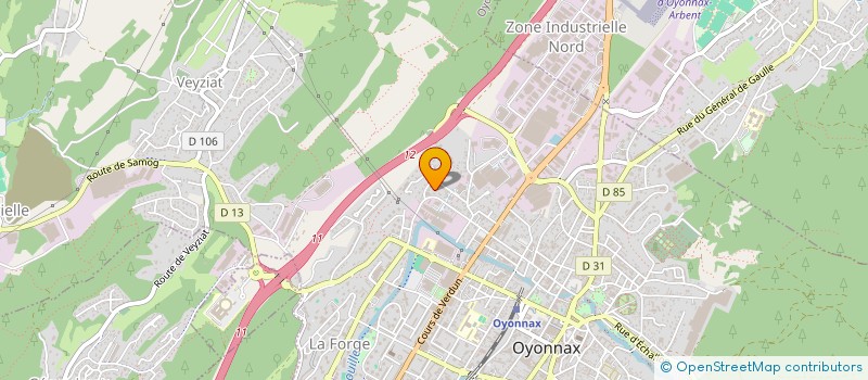 localisation de l'entreprise MONSIEUR ERIC CERUTTI  OYONNAX