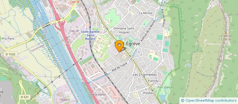 localisation de l'entreprise MONSIEUR ERIC CESARATTO  SAINT-EGREVE