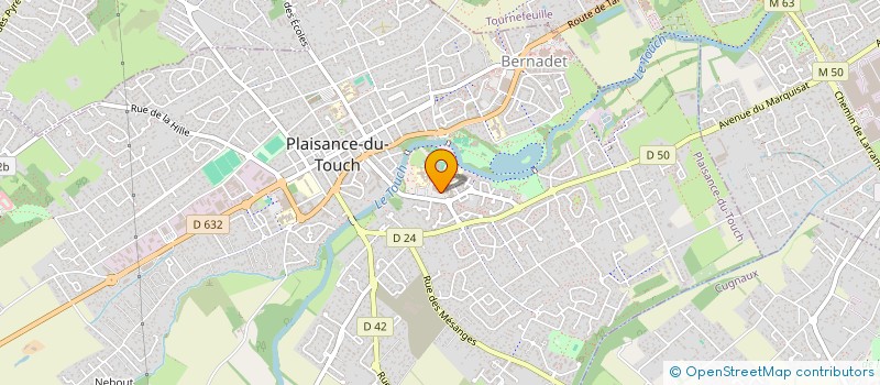 localisation de l'entreprise MONSIEUR ERIC CEZANNE  PLAISANCE-DU-TOUCH