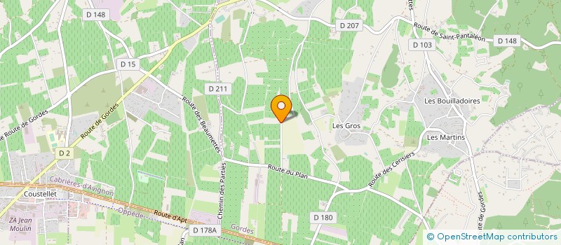 localisation de l'entreprise MONSIEUR ERIC CHABERT  GORDES