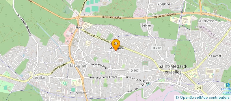 localisation de l'entreprise MONSIEUR ERIC CHABOSSEAU  SAINT-MEDARD-EN-JALLES