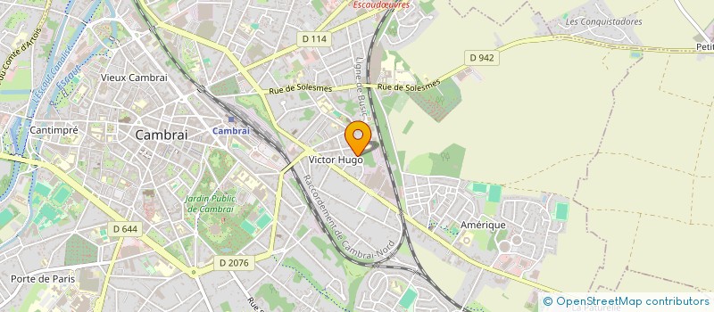 localisation de l'entreprise MONSIEUR ERIC CHABRUT à CAMBRAI