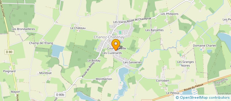 localisation de l'entreprise MONSIEUR ERIC CHAIX à CHANOZ-CHATENAY