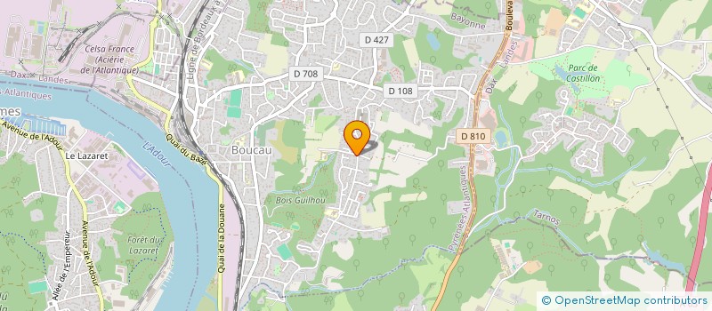 localisation de l'entreprise MONSIEUR ERIC CHALDU  BOUCAU