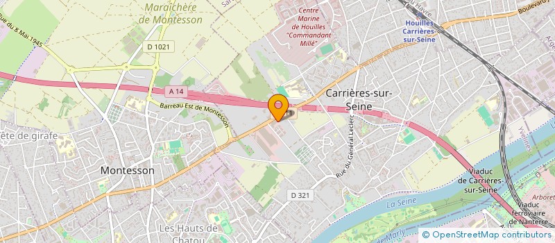 localisation de l'entreprise MONSIEUR ERIC CHALVIGNAC à CARRIERES-SUR-SEINE