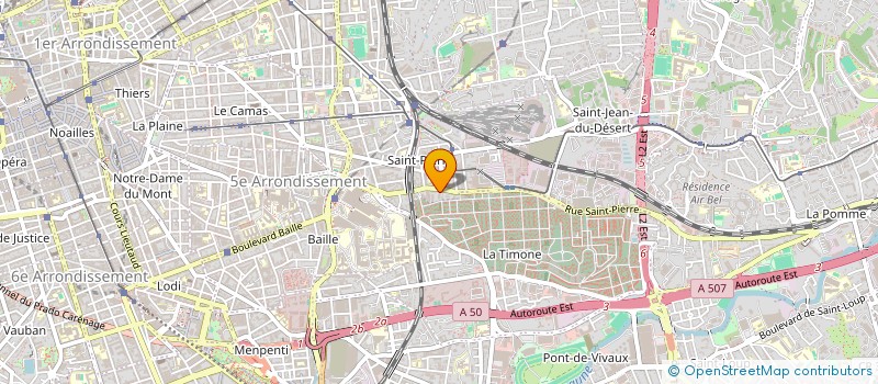 localisation de l'entreprise MONSIEUR ERIC CHAMAYOU  MARSEILLE