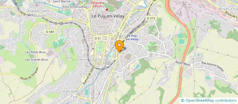 localisation de l'entreprise MONSIEUR ERIC CHAMBLAS  LE PUY-EN-VELAY