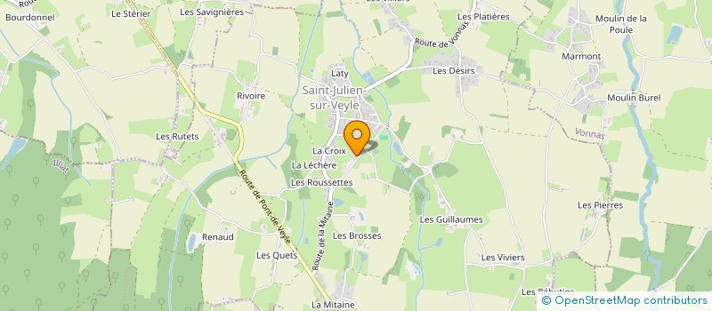 localisation de l'entreprise MONSIEUR ERIC CHAMBON à SAINT-JULIEN-SUR-VEYLE