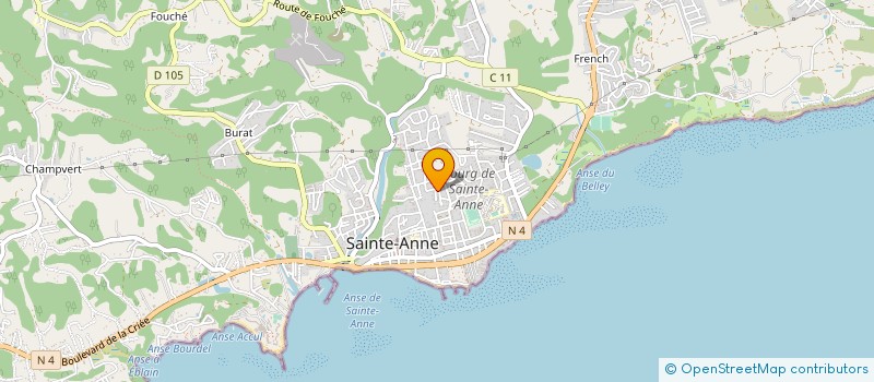 localisation de l'entreprise MONSIEUR ERIC CHAMBONNIERE  SAINTE-ANNE