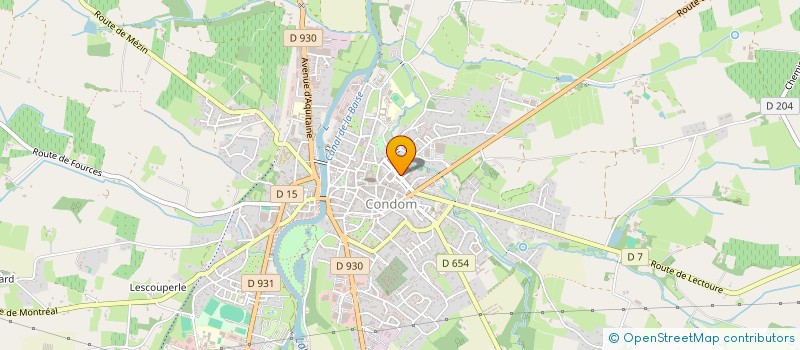 localisation de l'entreprise MONSIEUR ERIC CHAMBRIER  CONDOM