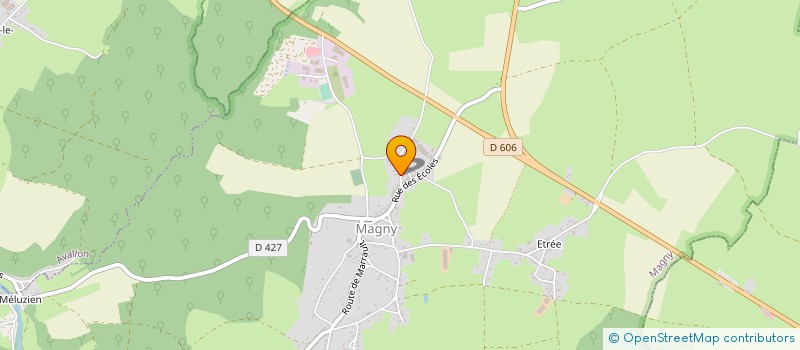 localisation de l'entreprise MONSIEUR ERIC CHAMILLARD  AVALLON