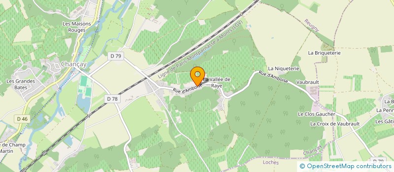 localisation de l'entreprise MONSIEUR ERIC CHAMPION  CHANCAY
