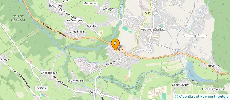 localisation de l'entreprise MONSIEUR ERIC CHAMPLONG  VIUZ-EN-SALLAZ