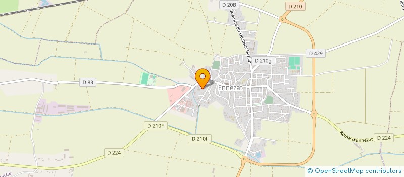 localisation de l'entreprise MONSIEUR ERIC CHAMPOMIER  ENNEZAT