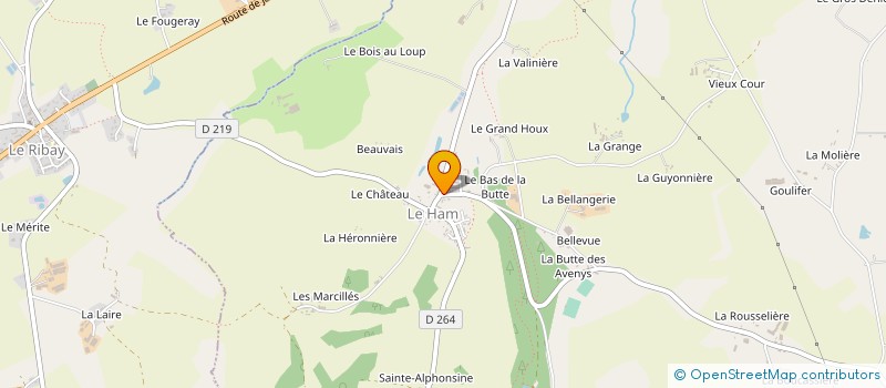 localisation de l'entreprise MONSIEUR ERIC CHANOURDIE à JAVRON-LES-CHAPELLES