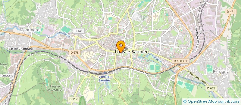 localisation de l'entreprise MONSIEUR ERIC CHAPEY à LONS-LE-SAUNIER