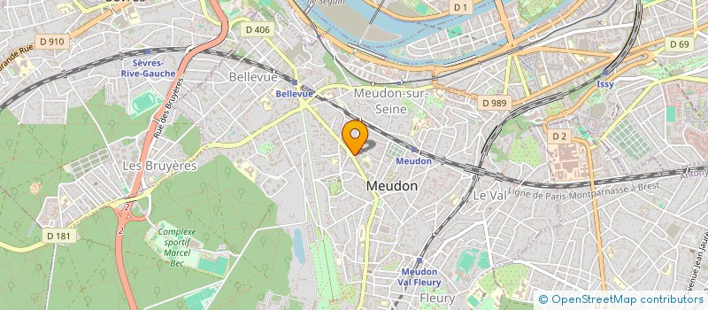 localisation de l'entreprise MONSIEUR ERIC CHAPLAIN à MEUDON