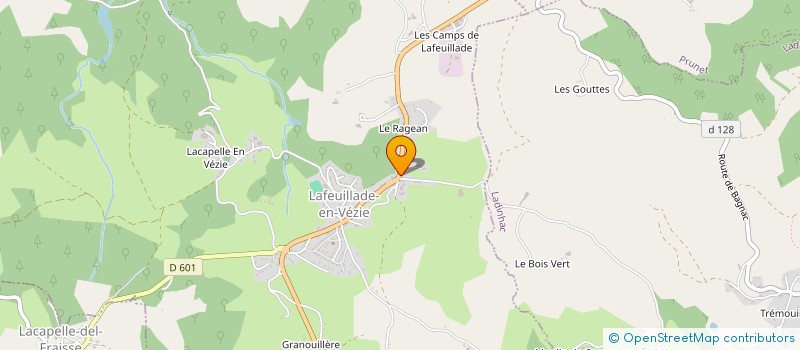localisation de l'entreprise MONSIEUR ERIC CHARDAIRE à LAFEUILLADE-EN-VEZIE