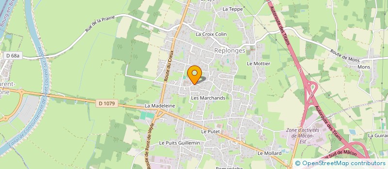 localisation de l'entreprise MONSIEUR ERIC CHARDIGNY à REPLONGES