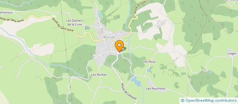 localisation de l'entreprise MONSIEUR ERIC CHARDON  BUSSET