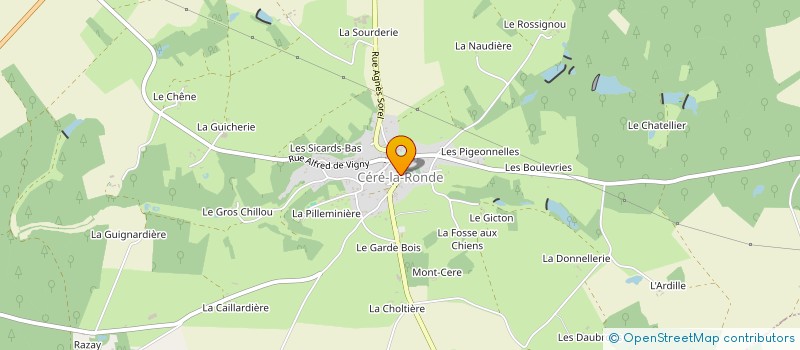 localisation de l'entreprise MONSIEUR ERIC CHARDRON  CERE-LA-RONDE