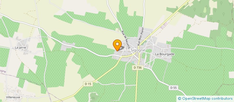 localisation de l'entreprise MONSIEUR ERIC CHARLES à SIGOGNE