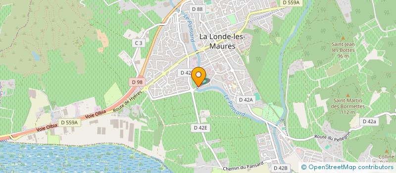 localisation de l'entreprise MONSIEUR ERIC CHARLIN à LA LONDE-LES-MAURES