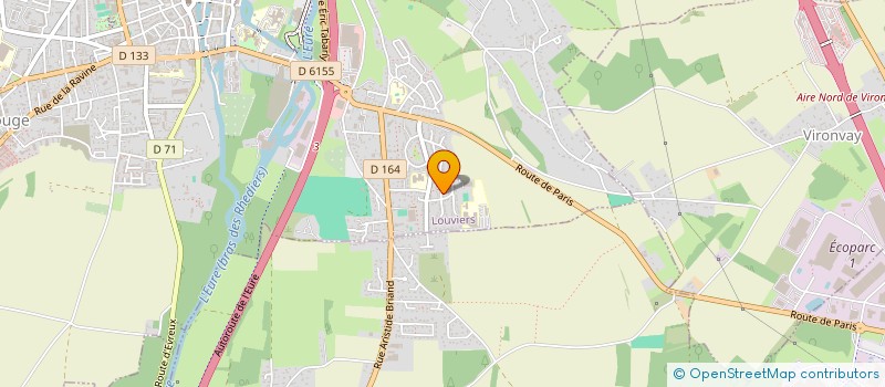 localisation de l'entreprise MONSIEUR ERIC CHARPENTIER  LOUVIERS