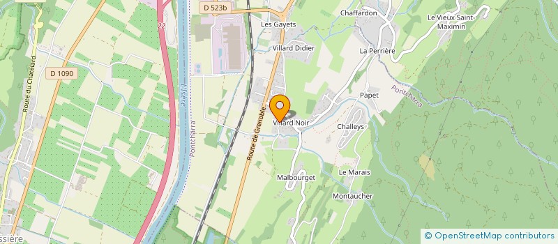 localisation de l'entreprise MONSIEUR ERIC CHARPENTIER  PONTCHARRA