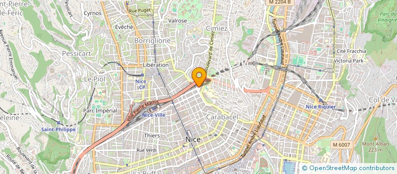 localisation de l'entreprise MONSIEUR ERIC CHARPIN  NICE