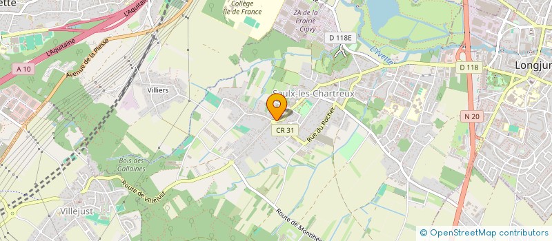 localisation de l'entreprise MONSIEUR ERIC CHARREL  LONGJUMEAU