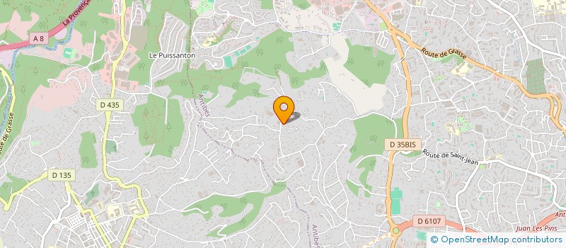 localisation de l'entreprise MONSIEUR ERIC CHARRON  ANTIBES